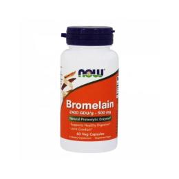 Натуральні добавки і екстракти Now Bromelain 500 mg (60 caps) (06476-01)