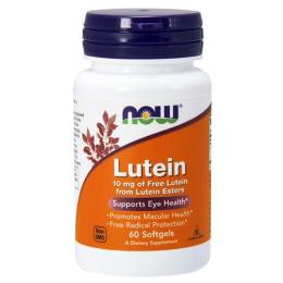 Натуральні добавки і екстракти Now Lutein 10 mg (60 softgels) (06308-01)
