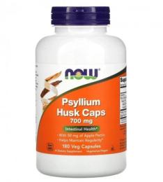 Натуральні добавки і екстракти Now Psyllium Husk Caps 700 mg (180 veg caps) (19009-01)