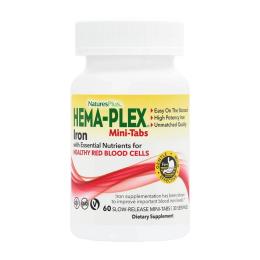 Натуральні добавки і екстракти Natures Plus Hema-Plex Iron (60 slow-release mini-tabs) (23972-01)
