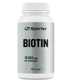 Натуральні добавки і екстракти Sporter Biotin 10000 mcg (100 caps) (24869-01)