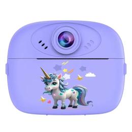 Камера миттєвого друку Infinity Unicorn 3 Purple + 2 рулони паперу + чохол