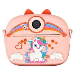 Камера миттєвого друку Infinity Unicorn 2 Pink + 2 рулони паперу + чохол