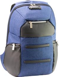 Рюкзак Optima 18.5 USB Anti-Theft унісекс 0.7 кг 16-25 л (O96917-02) Blue