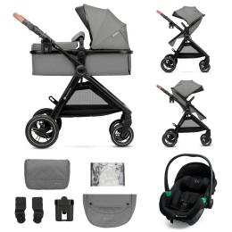 Універсальний візочок 3 в 1 KinderKraft Esme Pro Gray (KSESME00GRY300N)