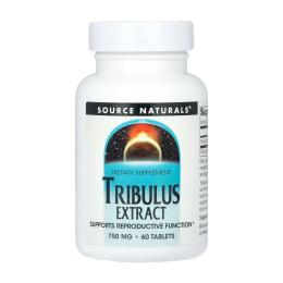 Стимулятори тестостерону Source Naturals Tribulus Extract 750mg - 60 tabs (2023-10-4625)