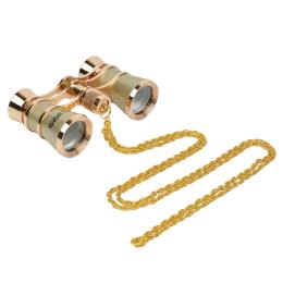 Бінокль SIGETA TEATRUM S 3x25 (з ланцюжком) Gold