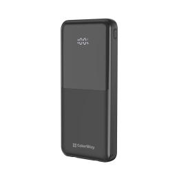 Зовнішній портативний акумулятор ColorWay DigiPower 10000mAh Black 22.5W (CW-PB100LP01BK)