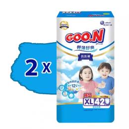 Трусики-підгузки GOO.N Slim &amp; Comfortable для дітей 12-17 кг (розмір 5(XL), унісекс, 84 шт) (21001093-2)