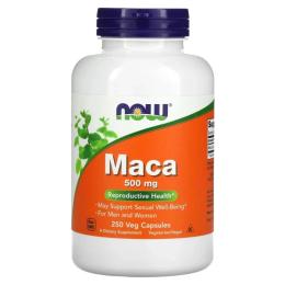 Стимулятори тестостерону Now Foods Maca 500mg - 250 vcaps (2022-10-1400)