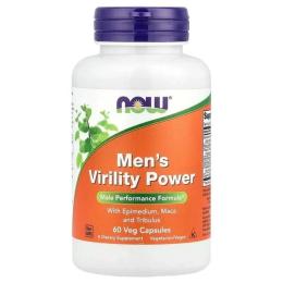 Стимулятори тестостерону Now Foods Mens Virility Power - 60 vcaps (2022-10-0982)