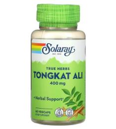 Стимулятори тестостерону Solaray Solaray Tongkat Ali 400 mg (60 veg caps) (24732-01)