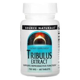 Стимулятори тестостерону  Source Naturals Tribulus Extract 750 mg (60 tabs) (24856-01)