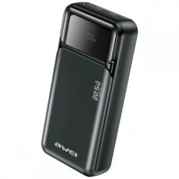 Зовнішній портативний акумулятор Awei PA-92 20000mAh Black 22.5W (6954284028523)