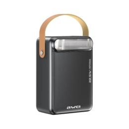 Зовнішній портативний акумулятор Awei P102K 80000mAh Black 22.5W (6954284026918)