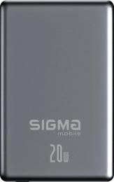Зовнішній портативний акумулятор Sigma X-power SI05A7QL-MAG 5000mAh Gray 20W (4827798359419)
