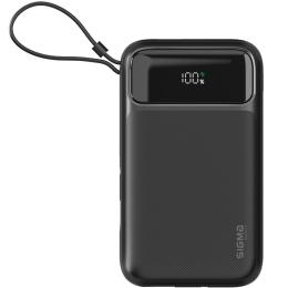 Зовнішній портативний акумулятор Sigma X-power SI20A8QL-MAG 20000mAh Black 22.5W (4827798434611)