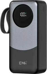 Зовнішній портативний акумулятор KingPower KPG-302X 30000mah Black 22.5W