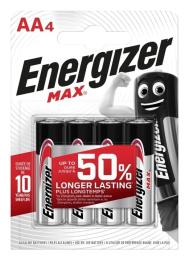 Батарейка Energizer лужнi LR6 АА MAX 4шт (ENR LR6M-4B)