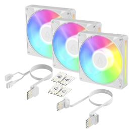 Вентилятор для ПК Arctic 120MM BioniX P12 A-RGB 3-PACK WHT ACFAN00338A