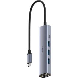 USB-хаб Cudy UH605 Gray