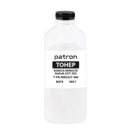 Принтерний тонер Patron Konica Minolta TN-323, Bizhub 227/363, 580 г Black (PN-MBH227-580)