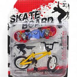 Ігровий набір Mic Fingerboard Skate + BMX (237725)