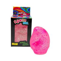 Іграшка-антистрес Infinity 712381 Pink Крапля води з фігурними блискітками 7cm