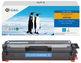 Картридж для принтера G&amp;G Xerox C230/C235 1500 стр Cyan (G&amp;G-006R04388)