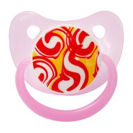 Пустушка силіконова Lindo А 32/12+ Pink від 1 року