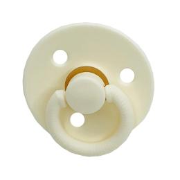 Дитяча пустушка латексна Mega Zayka MGZ-0527-7 White кругла, від 12 міс