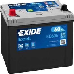 Автомобільний акумулятор Exide Excell 6СТ-60Ah Аз (EB605)