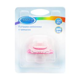 Пустушка з прикусом Lindo LI 402/12+ Pink від 12 міс