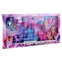 Ігровий набір Mic Поні Horse Play Set (6 фігурок поні, 1 фігурка прінцеси, аксесуари, в коробці) (252556)