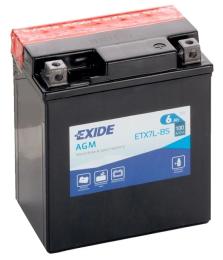 Автомобільний акумулятор Exide AGM 6Ah Ев (-/+) (100EN) (ETX7L-BS)