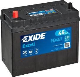Автомобільний акумулятор Exide EXCELL 45Ah ASIA ( +/-) ТК (330EN) (EB457)