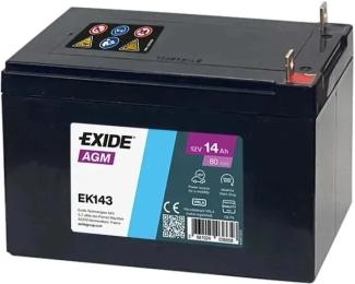 Автомобільний акумулятор Exide START-STOP AGM 14Ah бокова ( +/-) (200EN) (EK143)