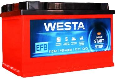 Автомобільний акумулятор Westa 6CT-110Ah EFB Start-Stop RED АзЕ (WEFB110)