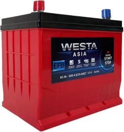 Автомобільний акумулятор Westa 6CT-65Ah EFB Asia Аз (WAE651)