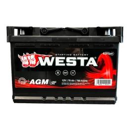 Автомобільний акумулятор Westa 6CT-70Ah АзЕ (AGM70)