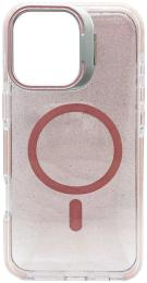Чохол-накладка Apple iPhone 16 Pro Max Fibra Star Shine with MagSafe Light Pink (112328-2)