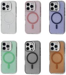 Чохол-накладка Apple iPhone 16 Pro Max Fibra Star Shine with MagSafe Orange (112328-07)