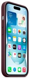 Чохол-накладка Apple iPhone 15 Infinity FineWoven Case with MagSafe Mulberry (109994-3)