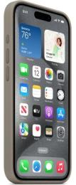 Чохол-накладка Apple iPhone 15 Infinity FineWoven Case with MagSafe Taupe (109994-5)
