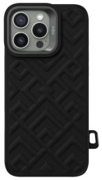 Чохол-накладка Apple iPhone 16 Pro Kajsa Briquette Collection Rhombus back case Black (009477-01)