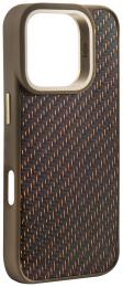 Чохол-накладка Apple iPhone 16 Pro Kajsa Carbon Fiber Collection Desert (010208-02)