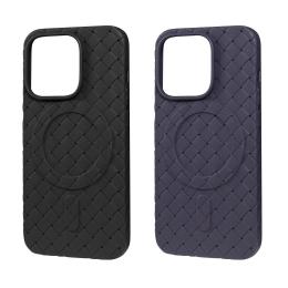 Чохол-накладка Apple iPhone 13 Pro Fibra Weaving case with Magsafe Deep Purple (109533-2)