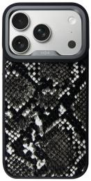 Чохол-накладка Apple iPhone 17 Pro Kajsa Glamorous Collection Snake Pattern 2 Case Black (009708-01)