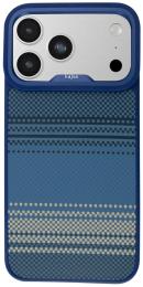 Чохол-накладка Apple iPhone 17 Pro Max Kajsa Resort Collection Gradient Stripe Pattern Blue Plus (010201-04)