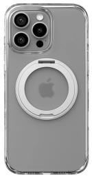 Чохол-накладка Apple iPhone 16 Pro Max Kajsa Swivel Rotating Silver (010203-01)